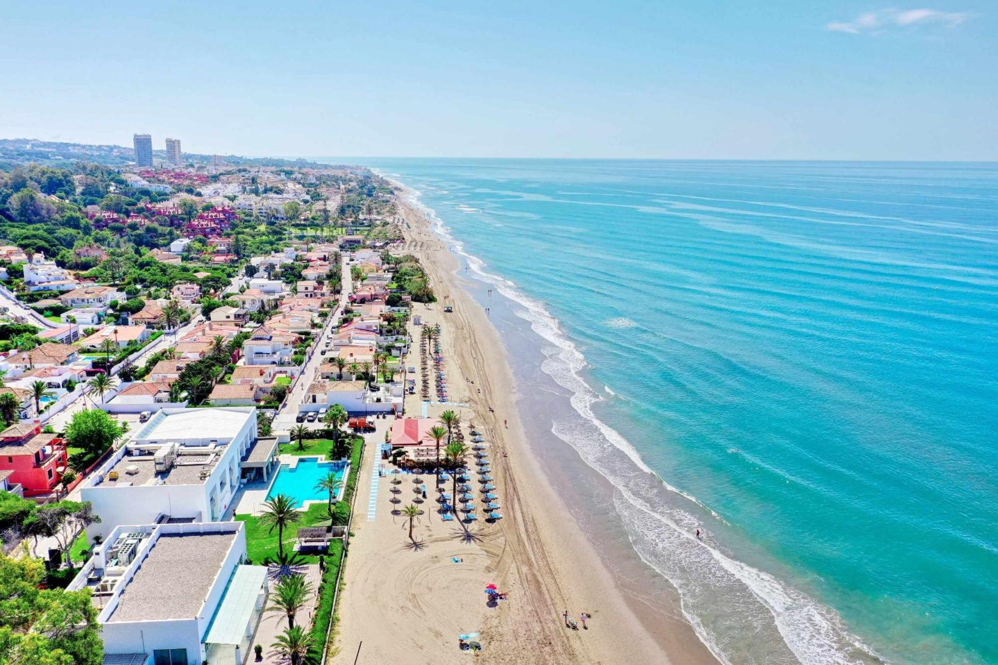 1080 Beachfront Penthouse 3 Floors Jacuzzi 2 Pools Wifi Roof Terrace Marbella Exterior photo